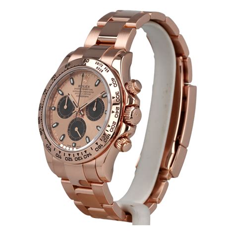 Rolex Daytona 18ct Everose Gold with Sundust Dial 